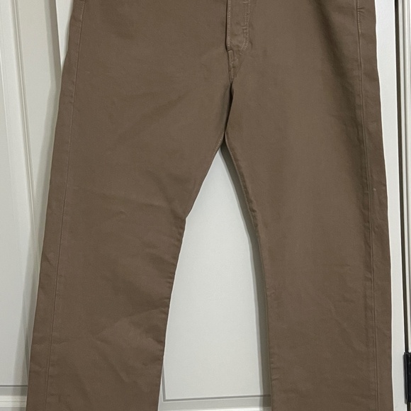 Levi's Men's Denim 501 Original Shrink to Fit Button Fly Jeans Brown 38x32 - Picture 1 of 5